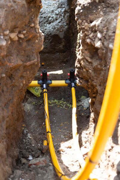 Propane Piping in Fontana